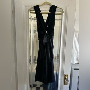 White House Black Market Black Bow Dress